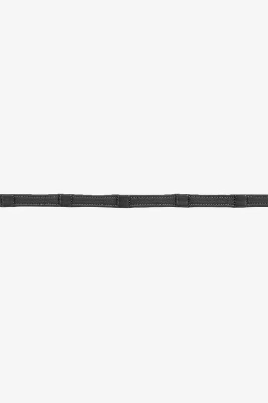 Leather reins with stops
