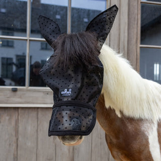 Kentucky heart fly mask