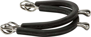 Spur with rubber lining